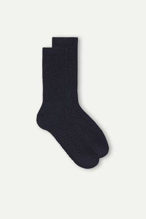 Intimissimi Kort Terrycloth Socks Blå | DKDYB40680